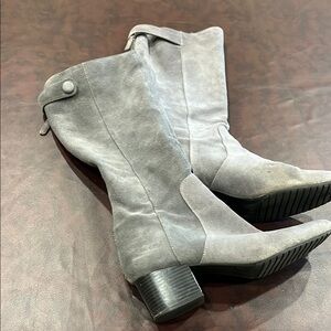 Bandolino Gray Heeled Boots